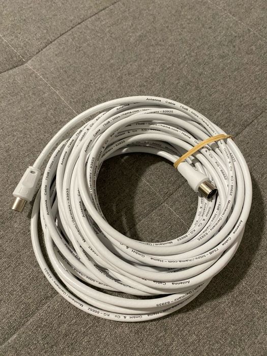 Kabel antenowy gniazdo - wtyk HAMA 10 m