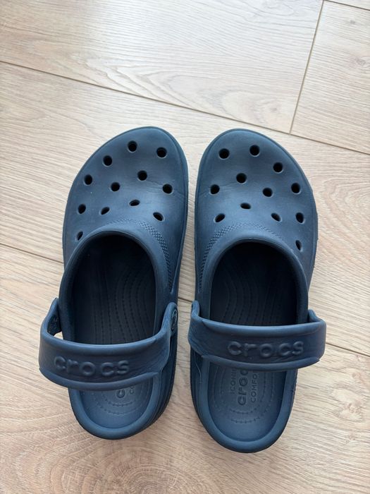Crocs 38/39 24 cm granatowe chodaki