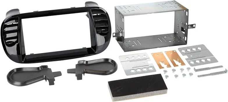 Ramka radiowa 2DIN kit Fiat 500