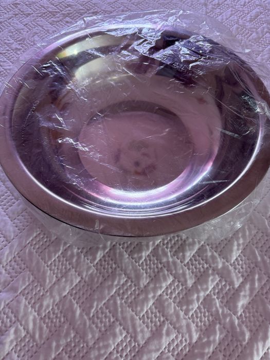 Bacia em aço inox 18/8, com capacidade para 7 litros