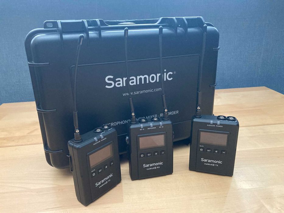 Saramonic UwMic9S Kit 2 (RX9 + TX9 + TX9) mikrofony bezprzewodowe