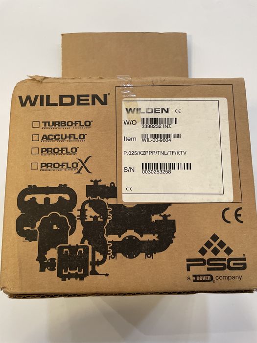 Bomba Pneumática Diag. Wilden P.025 Plastic Pro-Flo (Nova)