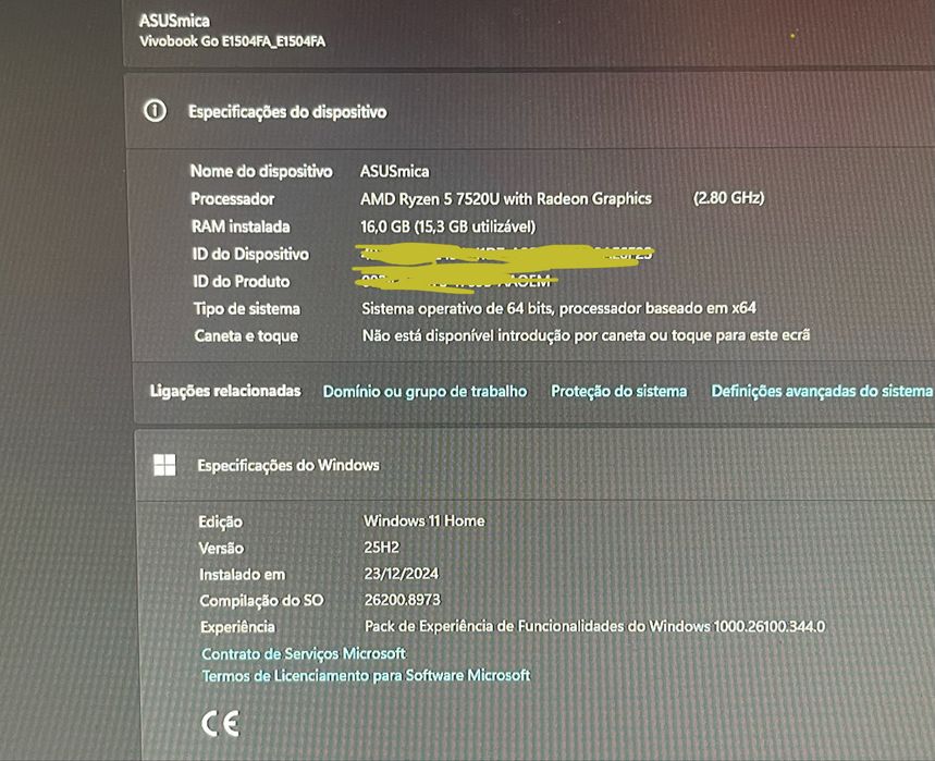 Asus vivobook go 15