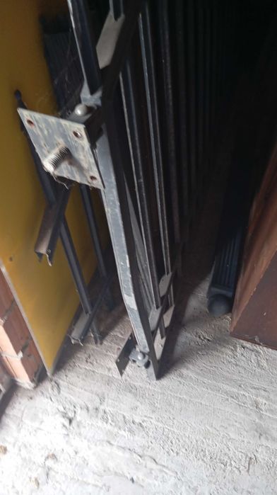 Ogrodzenie metalowe 8 przęseł, furtka, brama 2 skrzydłowa