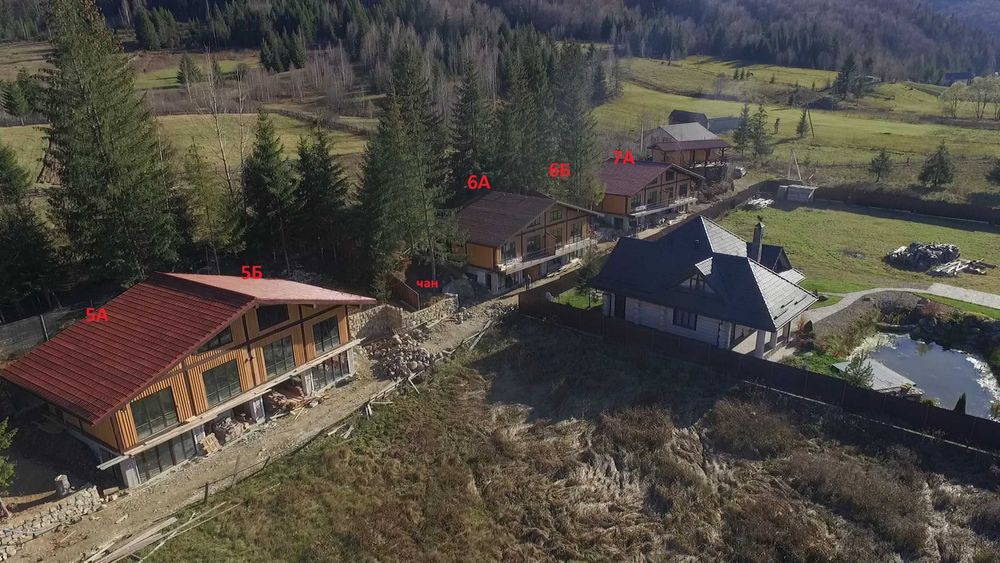 будинок в Карпатах "під ключ" Газ Камін Чан Мангал Меблі +Упр компанія