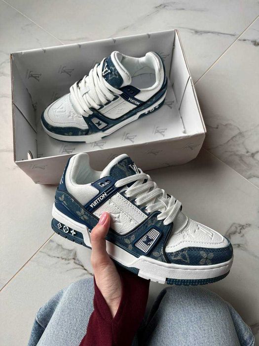 36-45 Louis Vuitton Trainer White Blue