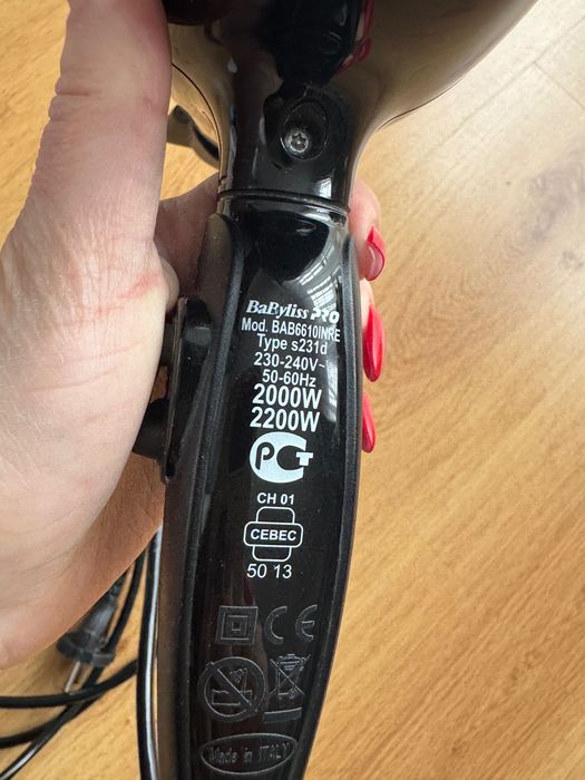 Suszarka BaByliss pro veneziano ionic