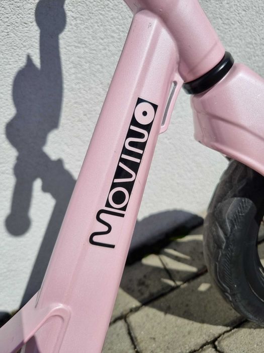 Rower biegowy, biegówka Movino różowy
