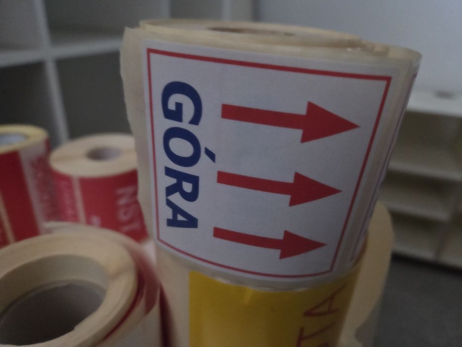 Etykiety kurierskie na paczki