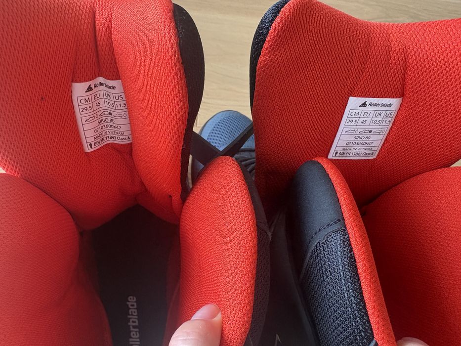 Rolki rollerblade sirio 80 roz. 45 + zestaw ochraniaczy z pokrowcem