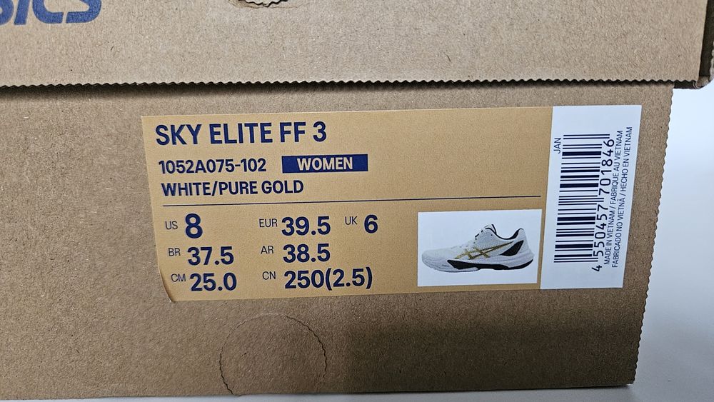 Promocja!!! Buty halowe Damskie.  Asics.  Rozmiar  39.5