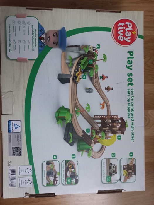 Деревяна Залізна дорога Playtive