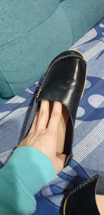 Sapato preto confortável