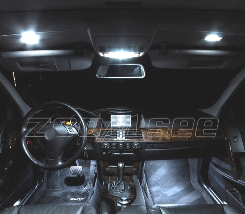 KIT COMPLETO 18 LAMPADAS LED INTERIOR BMW E60 E61 M5 520I 523I 530I XDRIVE 520D 525D 535D 530D SEDAN TOURING 03-10