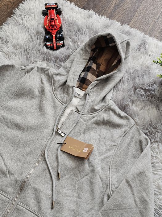Сіра зіп-худі Burberry S-L