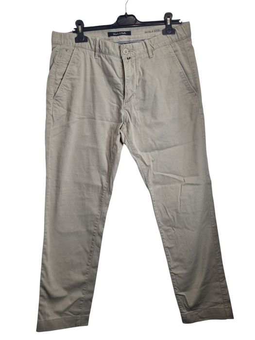 Męskie beżowe spodnie marc o'polo Rozmiar 33/32