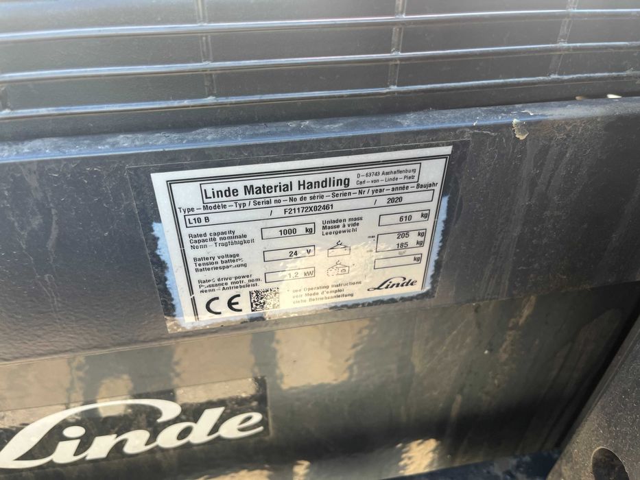 Самохідний електро штабелер  Linde L10B
