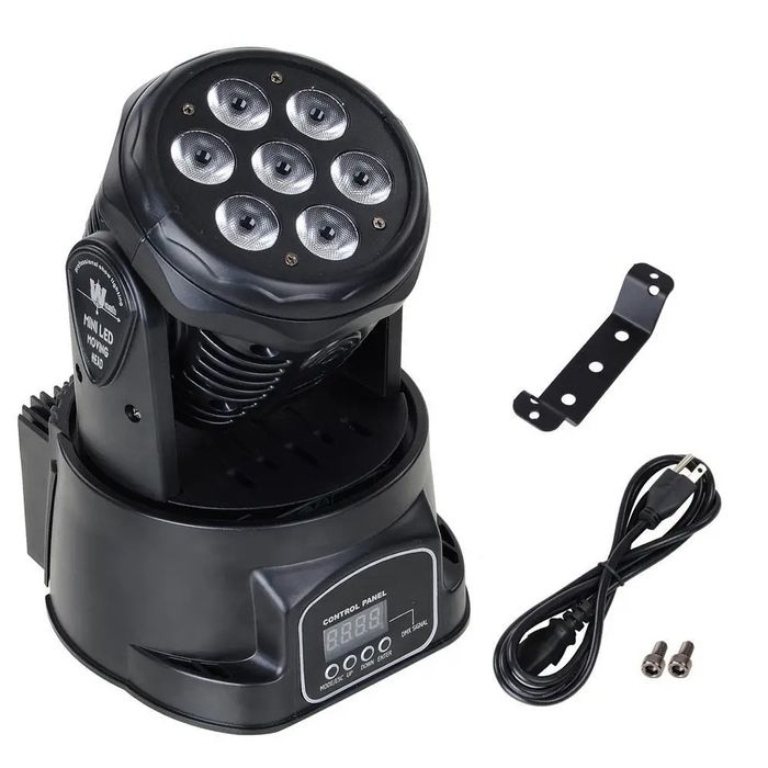 Pack 2 Moving Head 7x12w NOVOS EM CAIXA