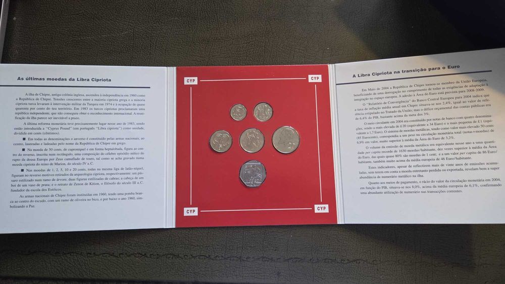 Coleção Philae "Últimas Moedas Correntes Pré-Euro"
