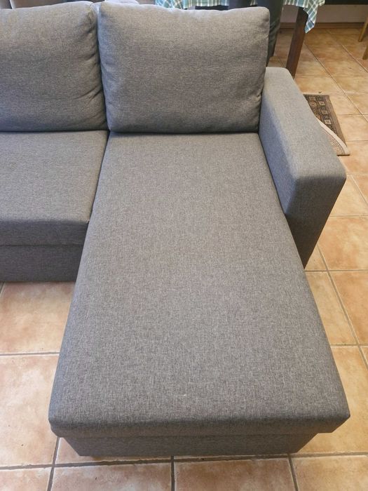 Szara kanapa narożna – bardzo dobry stan