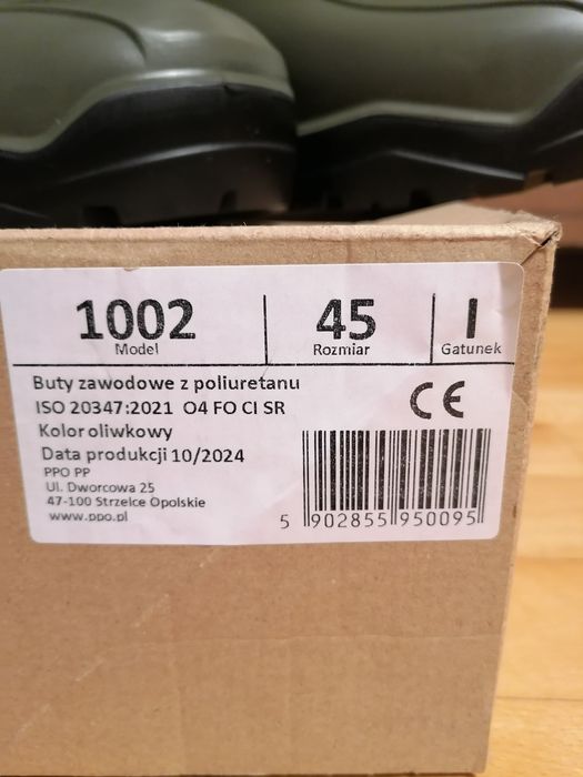 Kalosze PPO 45 poliuretan