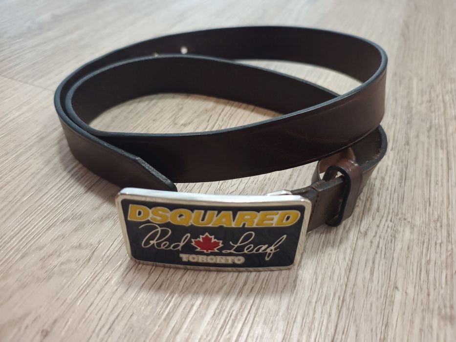 Pasek skórzany z klamrą  Dsquared2