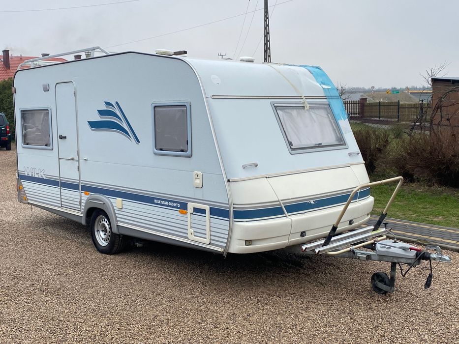 Przyczepa Kempingowa WILK Blue Star 460 HTD z Niemiec_Zadbana_2003r