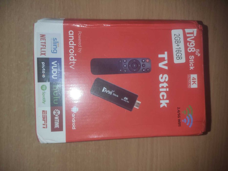 Android TV Box T1 Смарт приставка з Google Assistant, Bluetooth, 2/8 ГБ, медіаплеєр, голосове керування