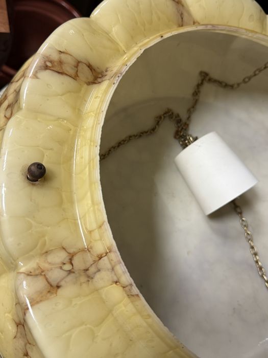 Klosze do lampy wiszącej Art Deco przypiękne