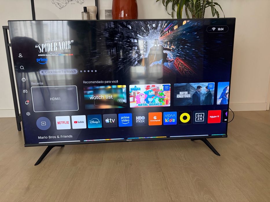 TV Hisense 50” Smart TV 4K UHD (VIDAA) – Excelente Estado