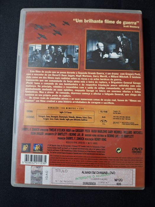 DVD Almas em Chamas.