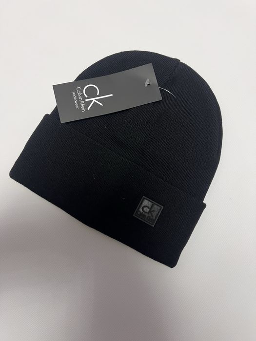 Шапка Calvin Klein (CK) чорна чоловіча