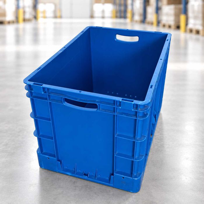 Skrzynka pojemnik transportowy magazynowy BEKUPLAST EUROBOX 60x40x42cm