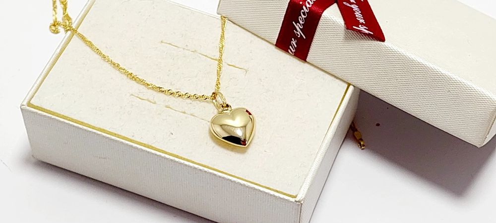 Zawieszka złota serce 585