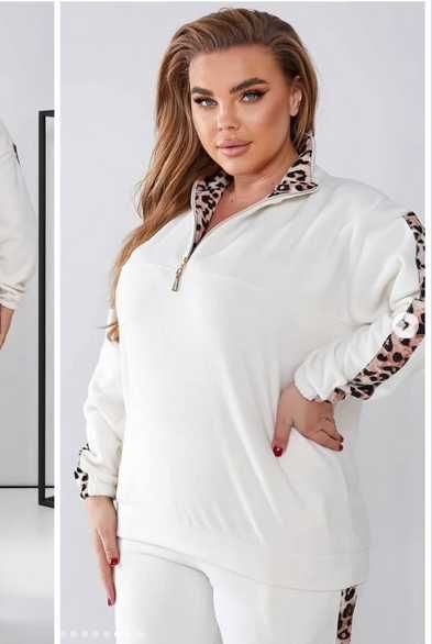 Флісова біла кофта толстовка , р.16-18