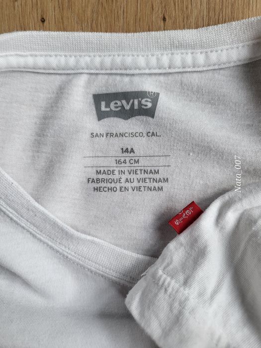 Koszulka bluzka Levi's longsleeve roz 164cm