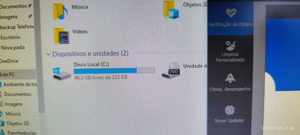 PC Desktop I3 ACER com Monitor LG de 22"