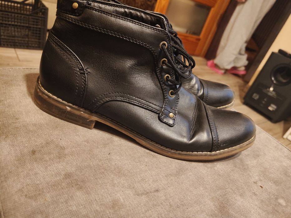Buty skórzane męskie H&M rozmiar 43