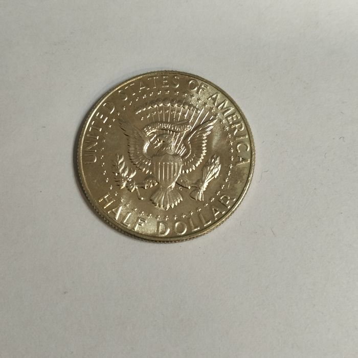 Moneta 1/2 dolara-1968D-Kennedy srebro