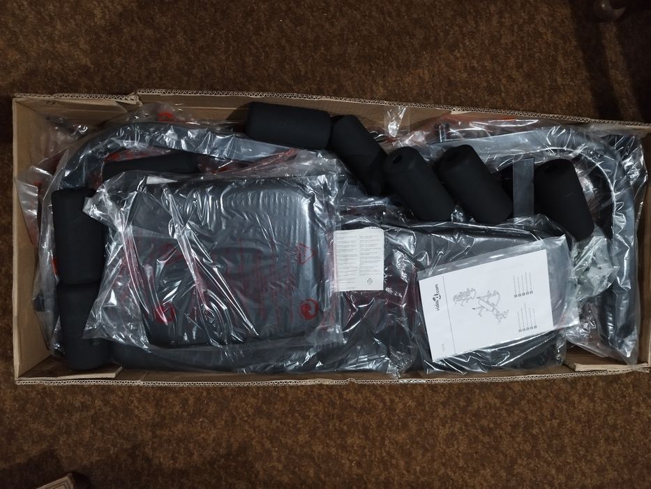 Banco musculação c/ suporte p/ pesos e barra 181 euros