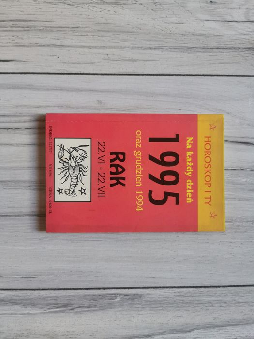 Horoskop i Ty na kazdy dzień 1995 RAK