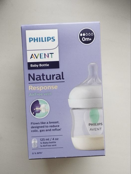 Пляшечки/бутилочки Philips Avent Natural/Essential 120ml,125 ml, 0м+