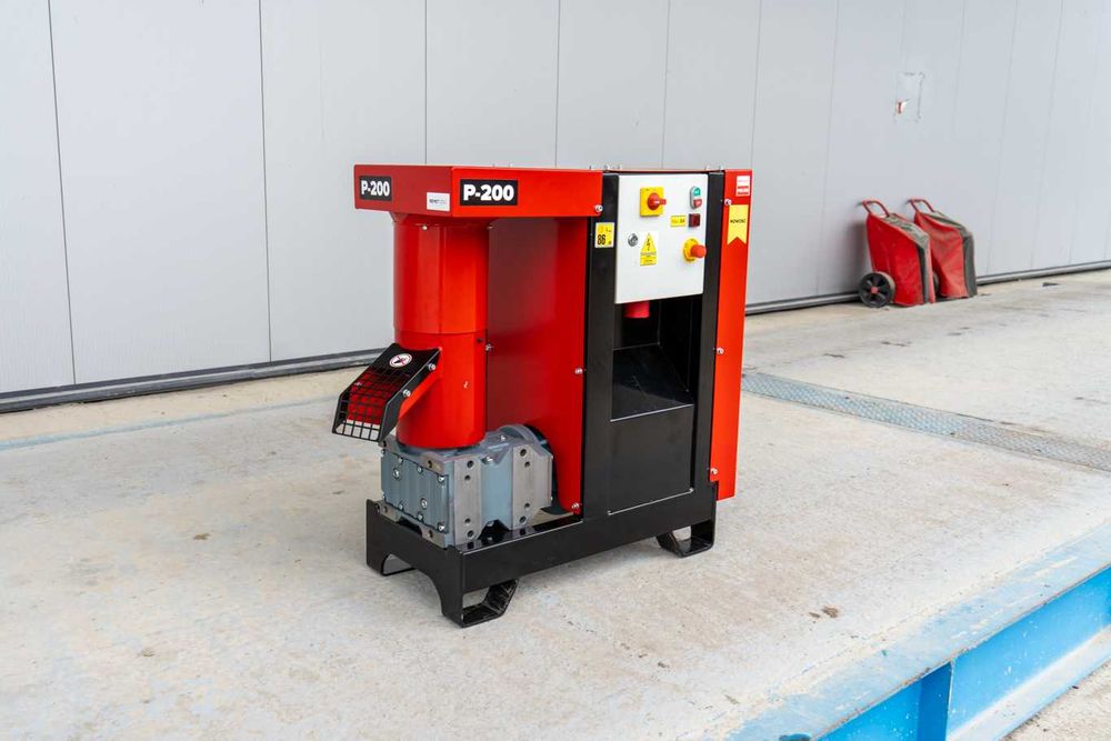 Peleciarka do pelletu P-200 200 kg/h | Granulator do Pelletu | Do Trocin Słomy Paszy | 7,5 kW | FV VAT Dostawa cała Polska