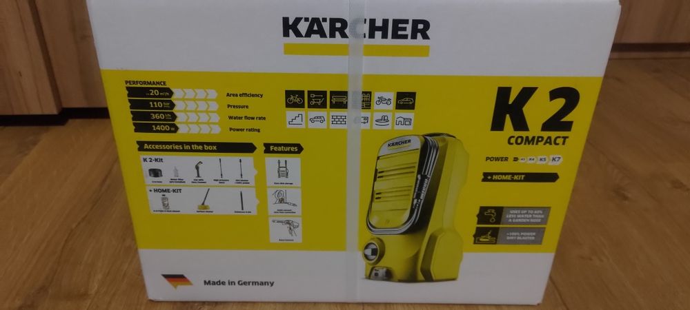 Myjka Karcher K2 compact + home kit. Black friday!
