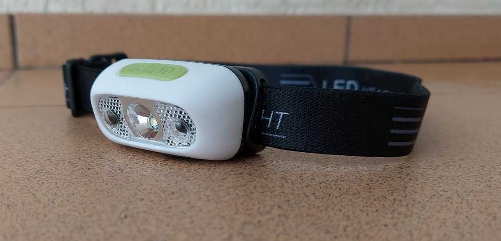 Фонарик налобный с функцией жестового управления, на аккумуляторе