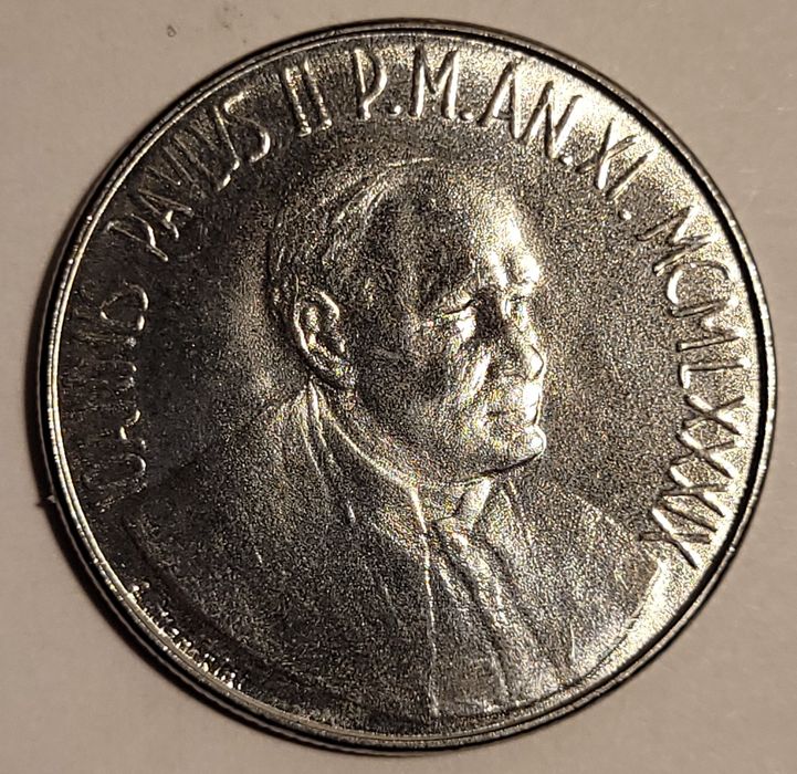 Jan Paweł II Watykan 100 lirów 1989