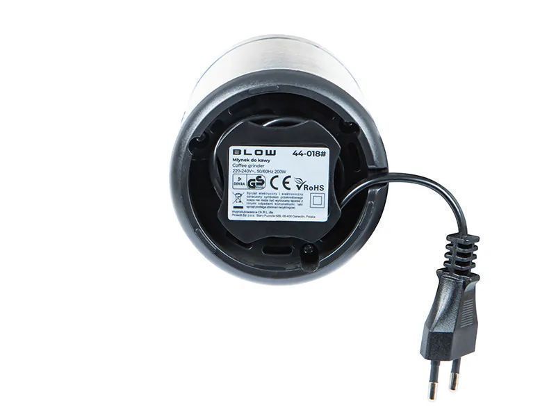 Elektryczny młynek do kawy BLOW srebrny przypraw nasion ziół 44-018#