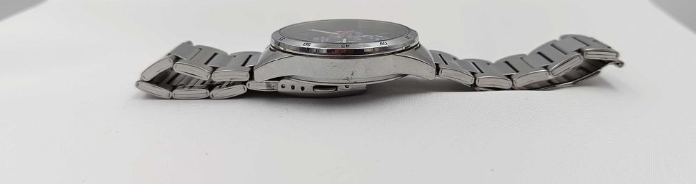 Zegarek męski PULSAR Chronograph 100m stalowy granatowy datownik OKAZJA