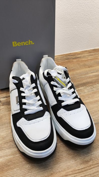 Sneakersy Bench Biało czarne, rozmiar 42 NOWE