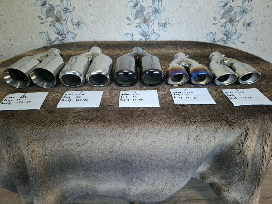 Насадки на глушители декаративние